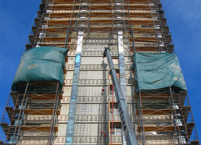 non ductile concrete building