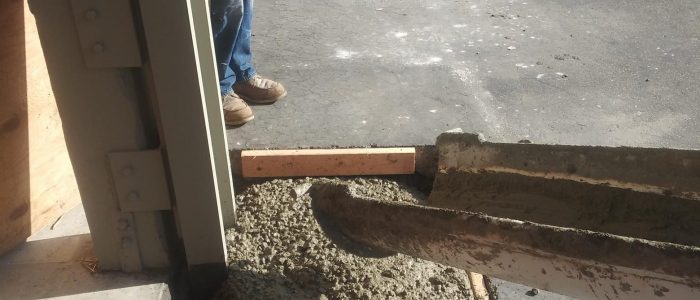 Footing Concrete Pour
