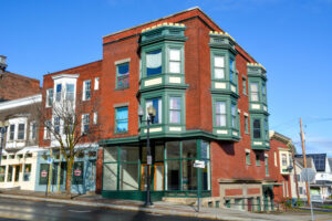 Soft-story building in Geneva, NY.
